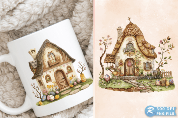 Download Easter House Cottage Home Spring Clipart - Clipart Collection