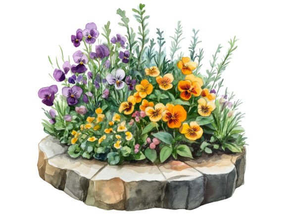 Download Watercolor Viola Clipart - Clipart Collection