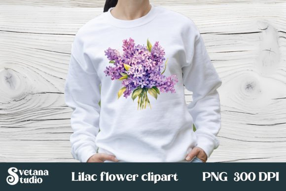 Download Flower Lilac Clipart PNG Design - Clipart Collection