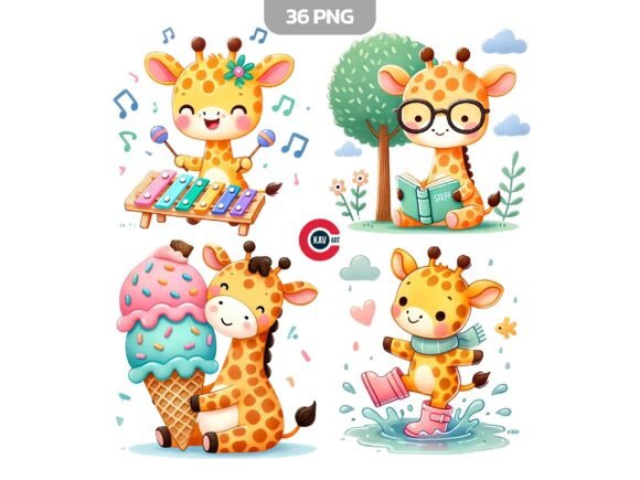 Download Adorable Giraffe Clipart, Cute Giraffe - Clipart Collection