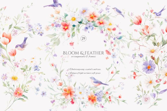 Download Watercolor Botanical Clipart Set - Clipart Collection