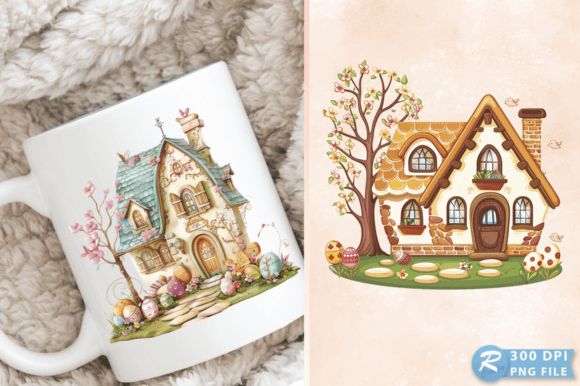 Download Easter House Cottage Home Spring Clipart - Clipart Collection