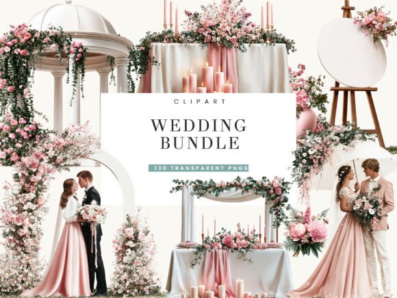 Download Wedding Clipart Bundle - Clipart Collection