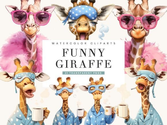 Download Funny Sarcastic Giraffe Clipart - Clipart Collection