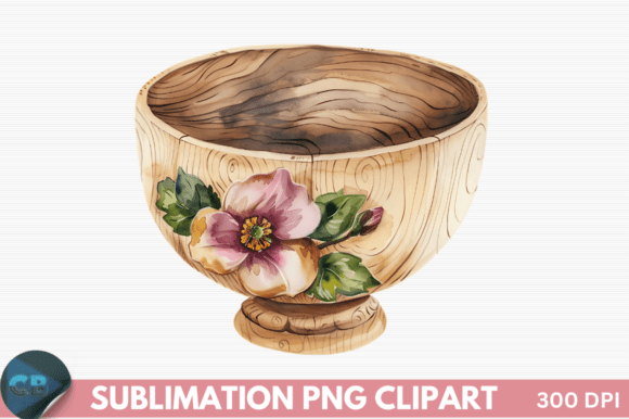 Download Bowl Floral Fabric Panel PNG Clipart - Clipart Collection
