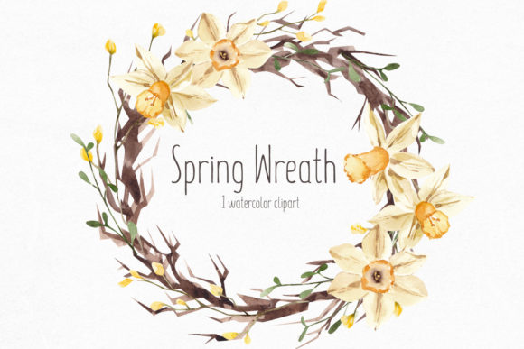 Download Flower Wreath Clipart - Clipart Collection