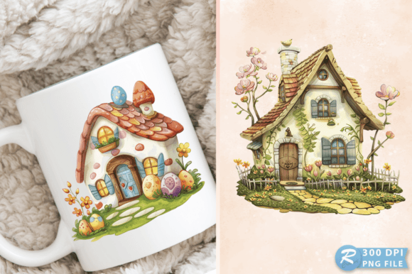 Download Easter House Cottage Home Spring Clipart - Clipart Collection
