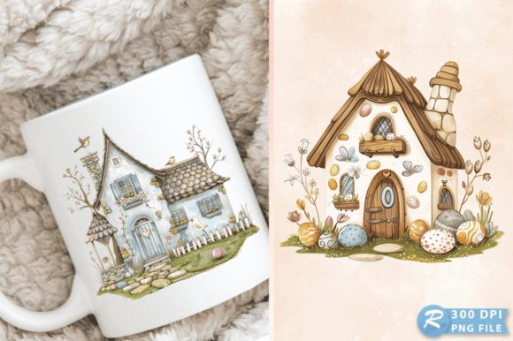 Download Easter House Cottage Home Spring Clipart - Clipart Collection