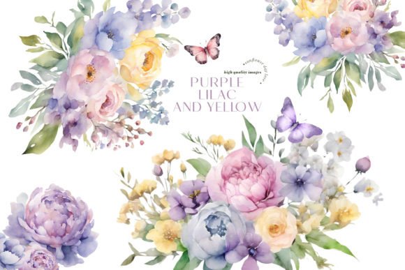 Download Purple Lilac Flowers Clipart, Butterfly - Clipart Collection