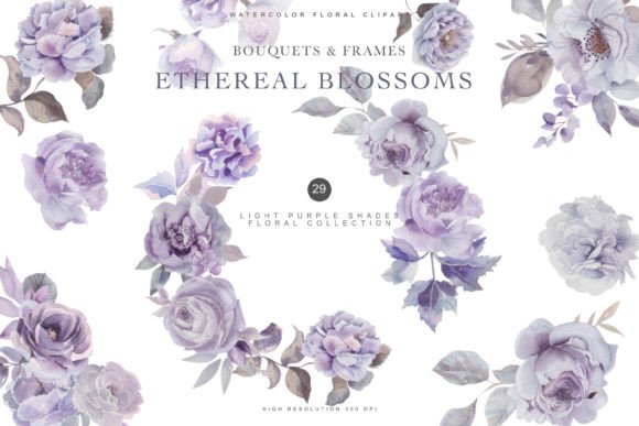 Download Light Purple Flowers Clipart Collection - Clipart Collection