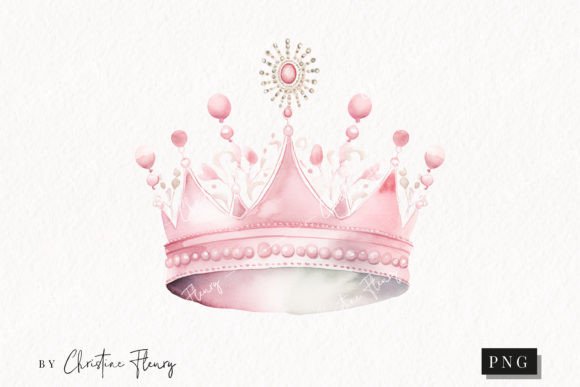 Download Watercolor Pink Crown Clipart | Princess - Clipart Collection