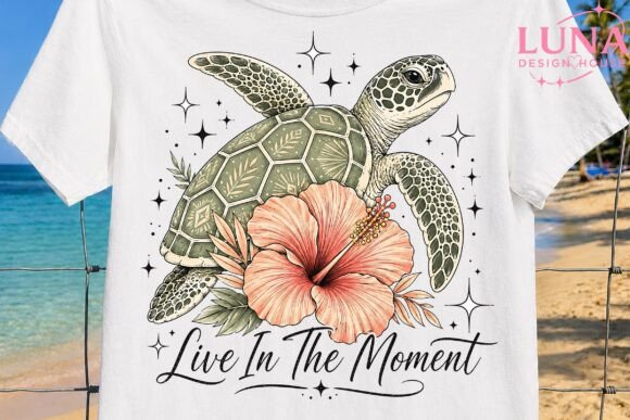 Download Sea Turtle Hibiscus Flower PNG Clipart - Clipart Collection