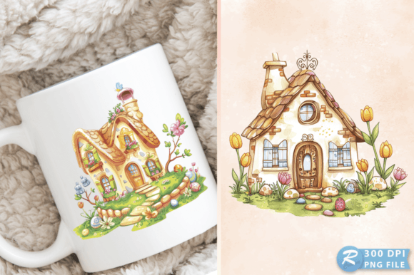 Download Easter House Cottage Home Spring Clipart - Clipart Collection