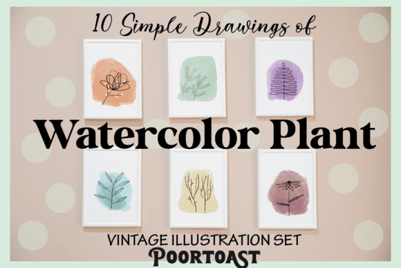 Download Watercolor Plants 10 Clipart - Clipart Collection