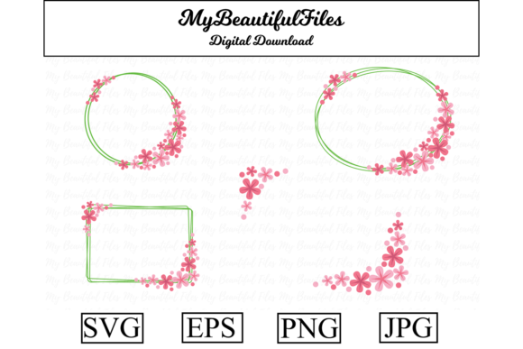 Download Frames Pink Flower Clipart Illustration - Clipart Collection