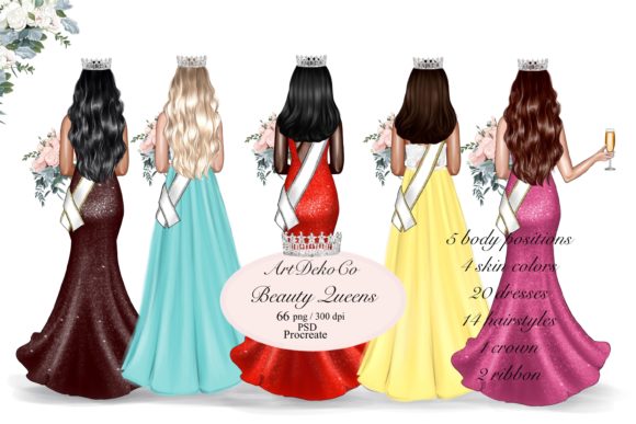 Download Clipart "Beauty Queens" - Clipart Collection