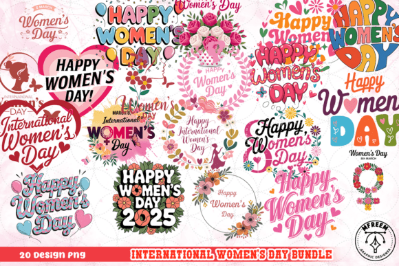 Download International Women's Day Bundle Clipart - Clipart Collection