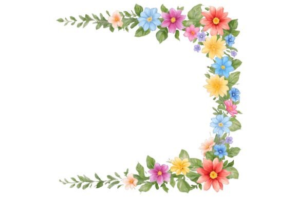 Download Floral Frame Illustration Png - Floral frame illustration Collection