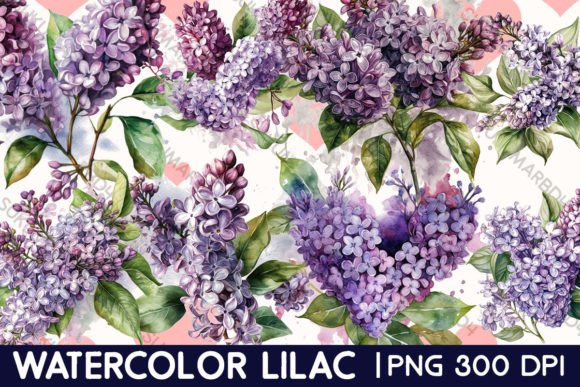 Download Watercolor Lilac Clipart - Clipart Collection