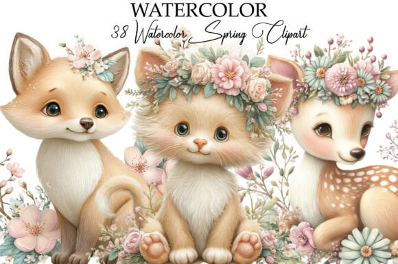 Download Watercolor Spring Clipart - Clipart Collection