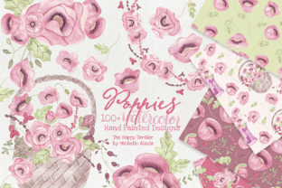 Download Watercolor Floral Clipart Poppies Red - Clipart Collection