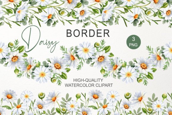Download Daisy Flower Border Clipart - Clipart Collection