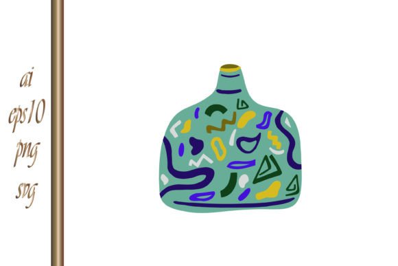 Download Creative Clipart Boho Stile Jug Vector - Clipart Collection