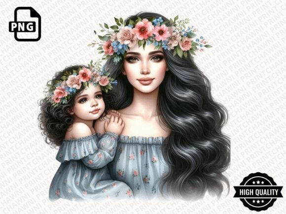 Download Watercolor Mother's Day Floral Clipart - Clipart Collection