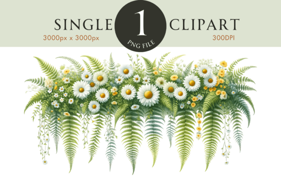 Download Daisy Flower Border Clipart Watercolor P - Clipart Collection