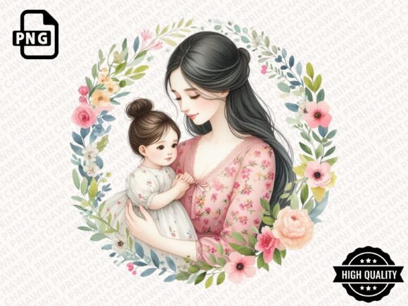 Download Watercolor Mother's Day Floral Clipart - Clipart Collection