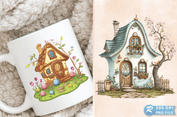 Download Easter House Cottage Home Spring Clipart - Clipart Collection