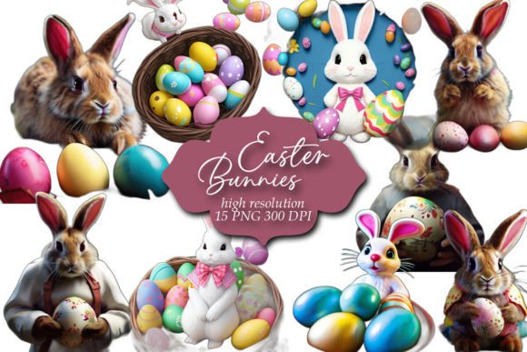 Download Easter Clipart, Easter Bunnies Clip Art - Easter bunnies clip art Collection
