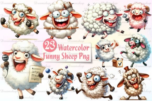 Download Cute Sheep Clipart - Funny Sheep Png - Clipart Collection