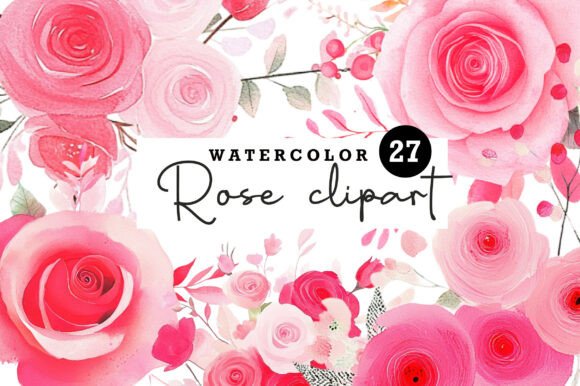 Download Rose Clipart Bundle Blush Flower - Clipart Collection