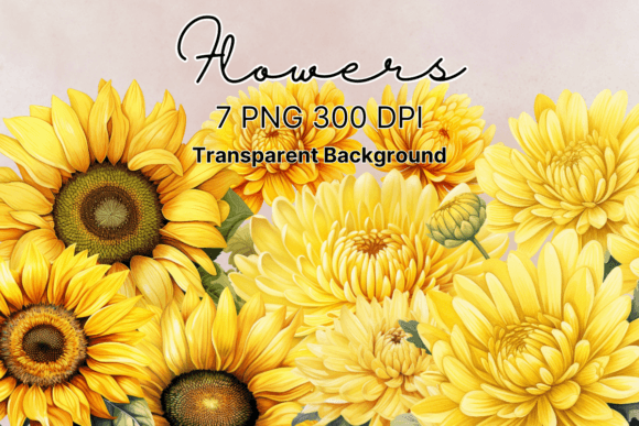 Download Flower Watercolor Clipart, Yellow Floral - Clipart Collection