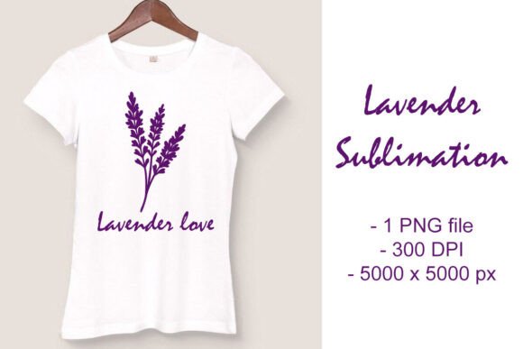 Download Lavender Flowers Sublimation Clipart - Clipart Collection