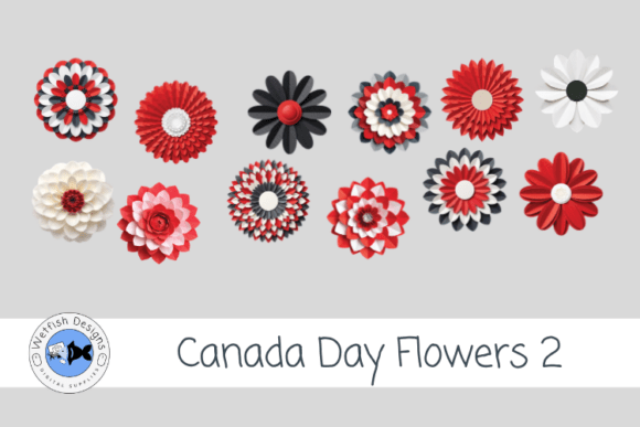 Download Canada Day Flower Clipart 2 - Clipart Collection