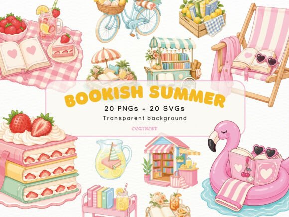 Download Summer Bookish Cliparts, Book Lover PNG - Clipart Collection