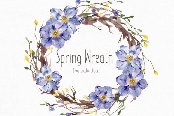 Download Flower Wreath Clipart - Clipart Collection