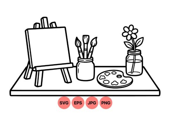 Download Art Supplies Creative Clipart - Clipart Collection