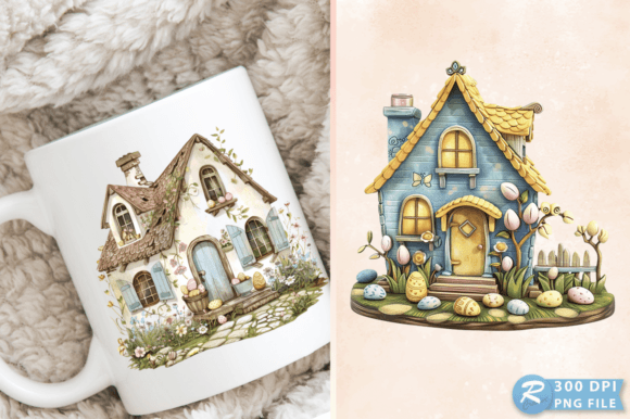 Download Easter House Cottage Home Spring Clipart - Clipart Collection