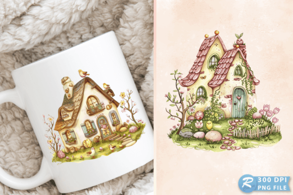 Download Easter House Cottage Home Spring Clipart - Clipart Collection