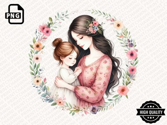 Download Watercolor Mother's Day Floral Clipart - Clipart Collection