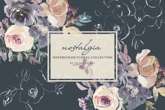 Download Autumn Watercolor Floral Clipart Set - Clipart Collection