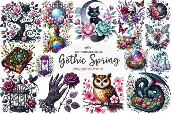 Download Gothic Spring Clipart - Clipart Collection