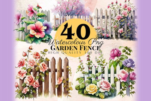 Download Spring Clipart Garden Fence Clipart - Clipart Collection