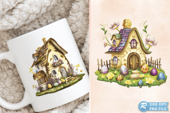 Download Easter House Cottage Home Spring Clipart - Clipart Collection