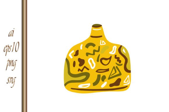 Download Creative Clipart Boho Stile Jug Vector - Clipart Collection
