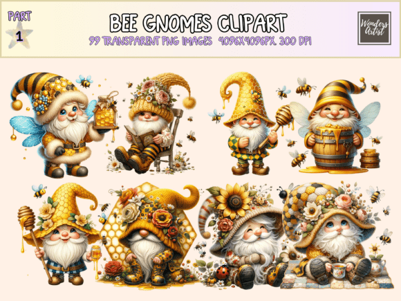 Download Bee Gnomes Clipart - Premium Resources