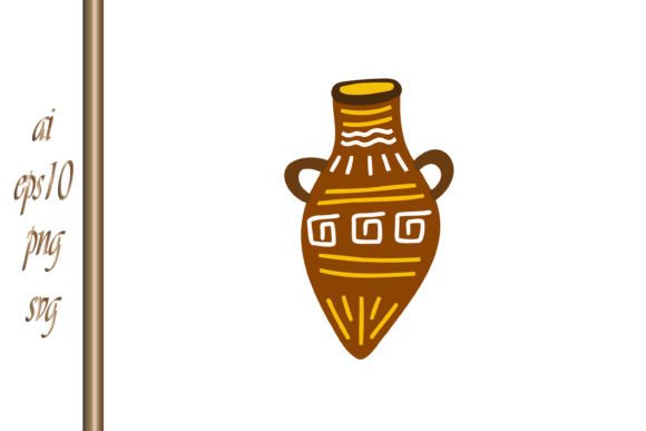 Download Creative Clipart Boho Jug Amphora Vector - Clipart Collection